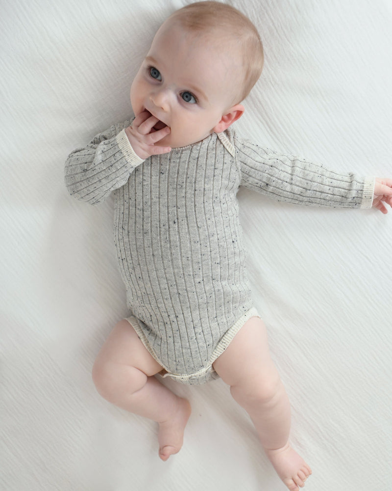 7AM Enfant - Long Sleeve Bodysuit - Hug Me