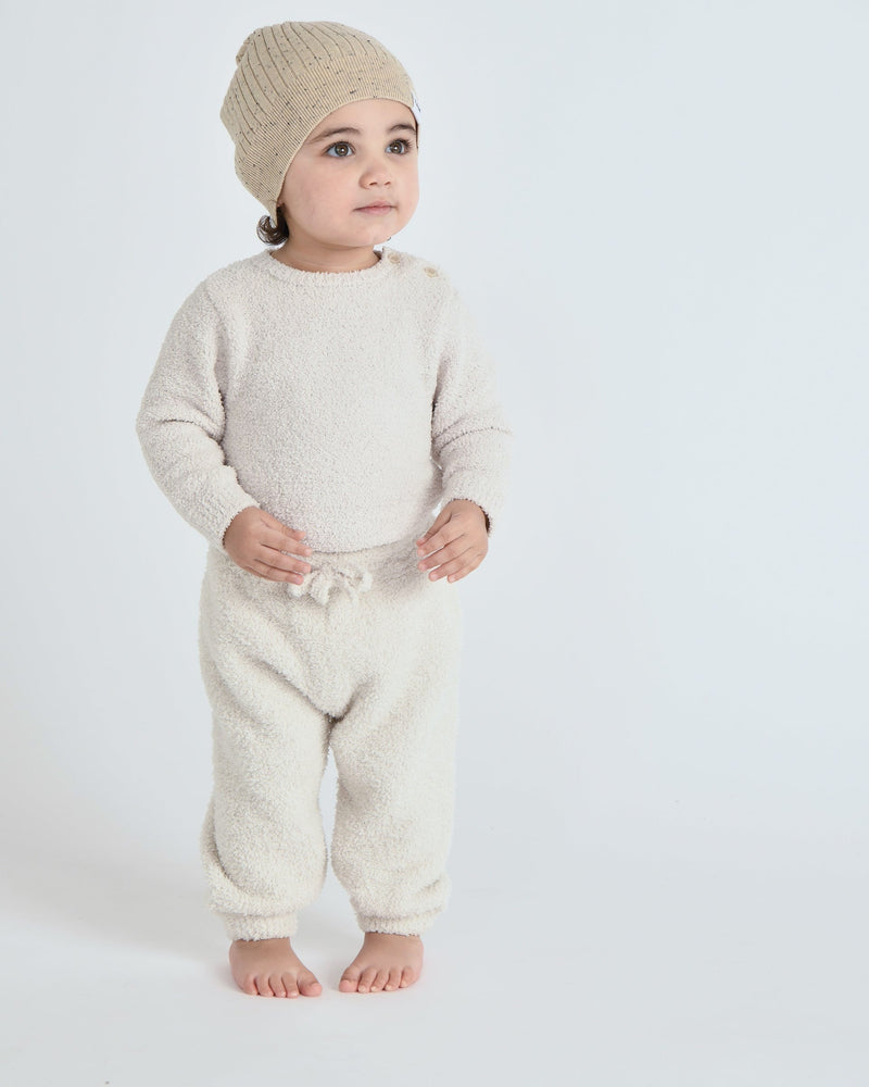 7AM - Boxy Lounge Pants - Fuzzy