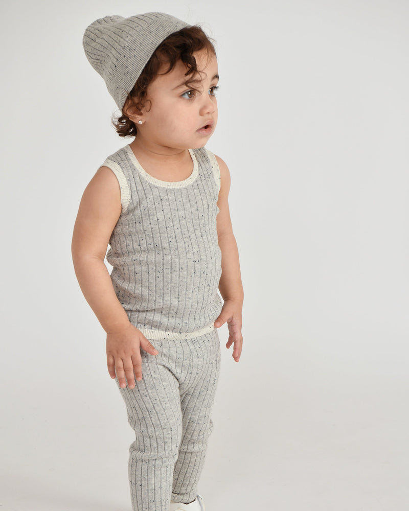 7AM - Tank Top - Hug Me - Heather Grey - 0-3M