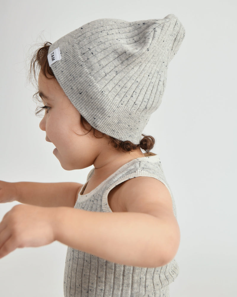 7AM - Tank Top - Hug Me - Heather Grey - 0-3M