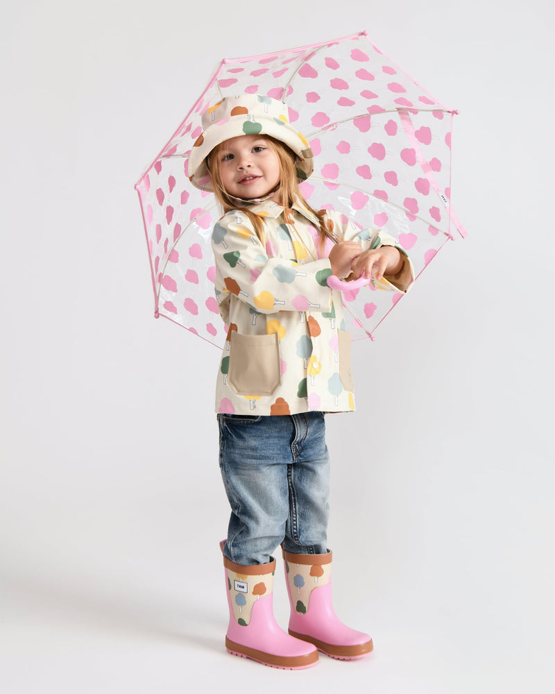 7AM - Tula Kid's Umbrella - Print tree Beige - OS