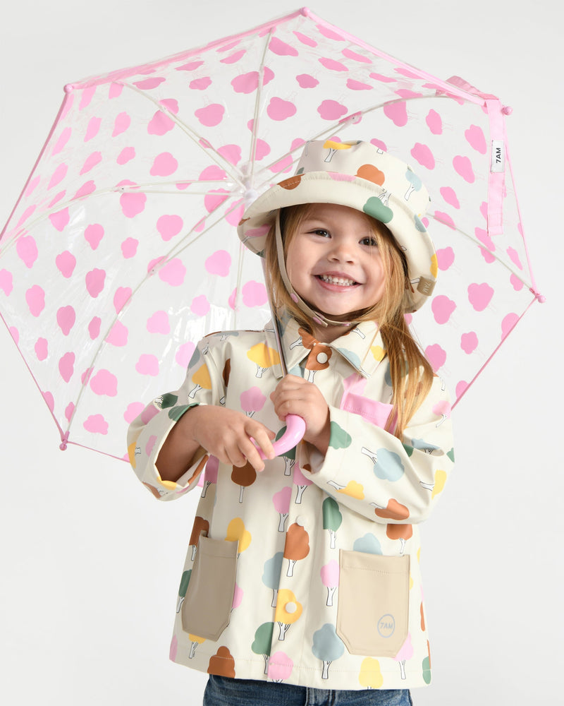 7AM - Tula Kid's Umbrella - Print tree Beige - OS