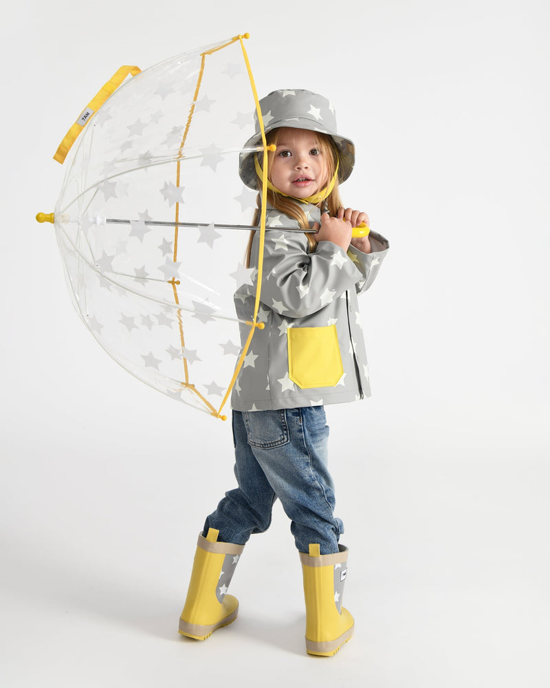 7AM - Tula Kid's Umbrella - Print Star Yellow - OS