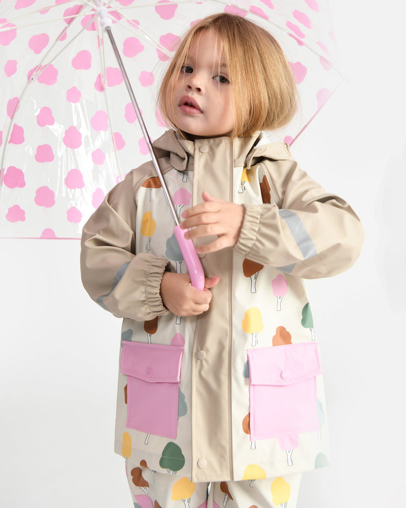 7AM - Tula Kid's Umbrella - Print tree Beige - OS