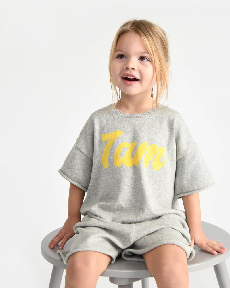 7AM - Tee Boxy - Heather Grey - 6-12M