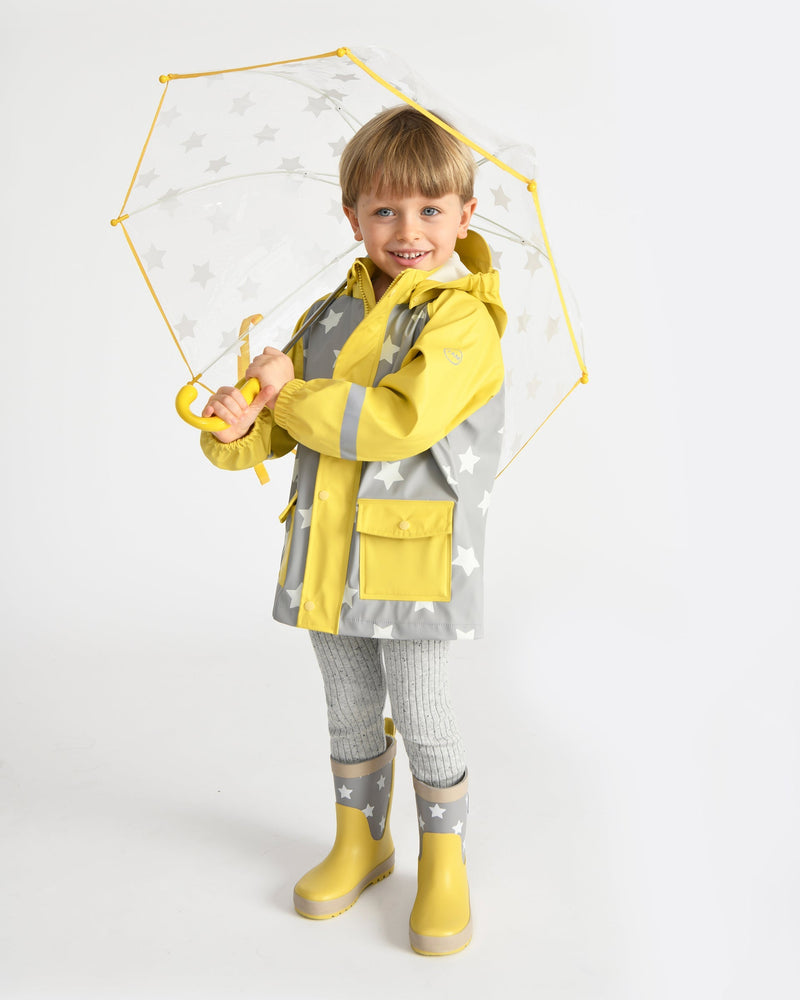 7AM - Tula Kid's Umbrella - Print Star Yellow - OS