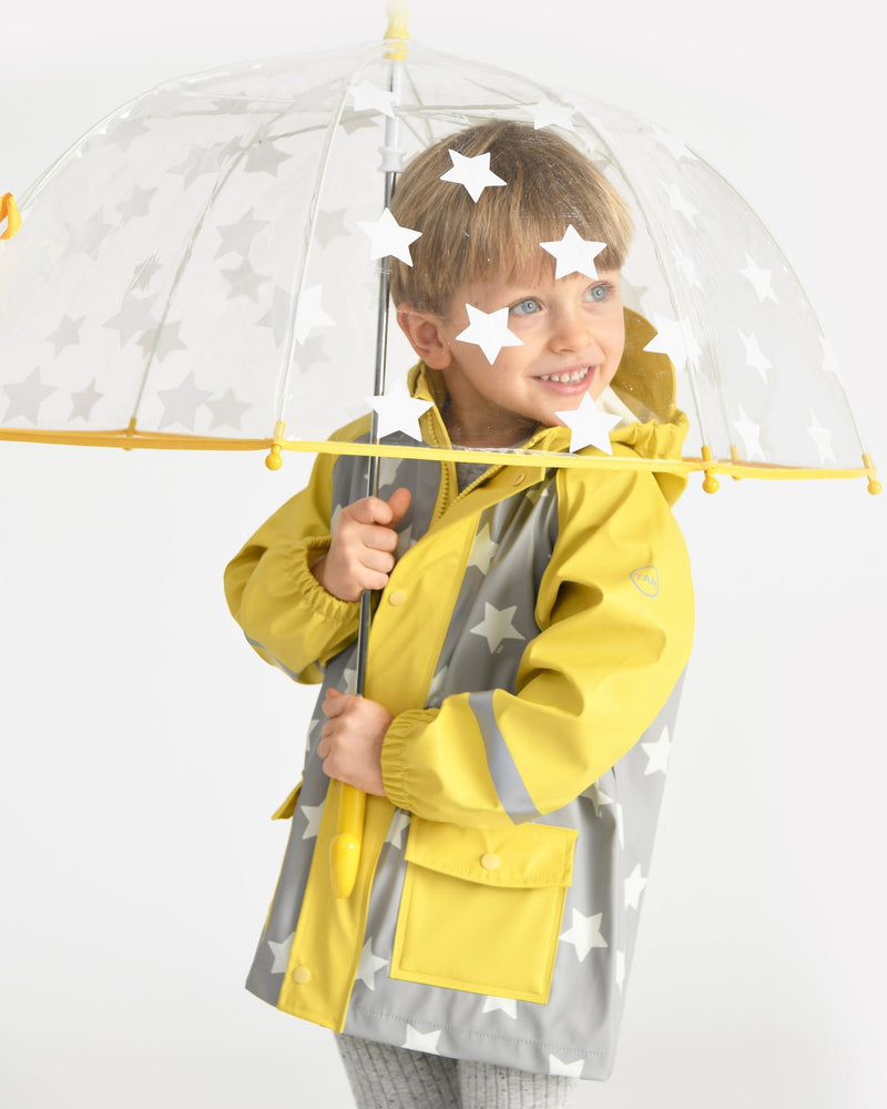 7AM - Tula Kid's Umbrella - Print Star Yellow - OS
