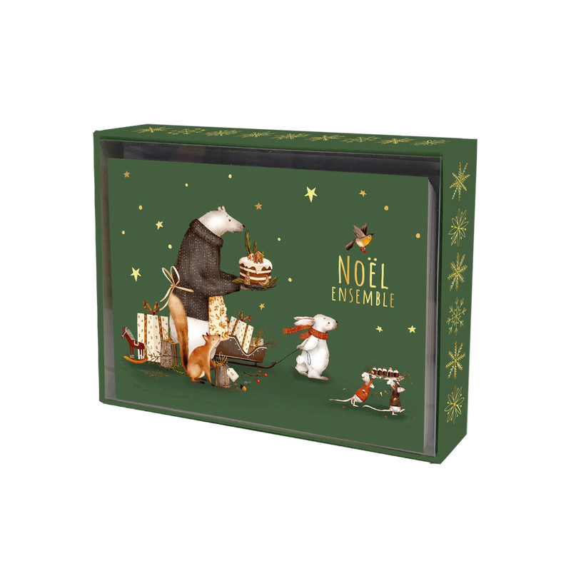 CARTE NOËL ENS./ 20: AMIS POUR NOËL