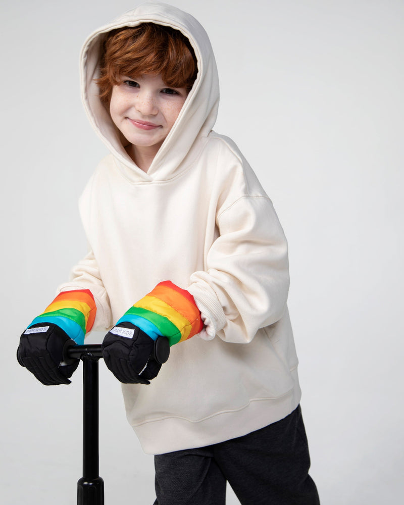 7AM - Kids Scooter Warmmuffs - Rainbow