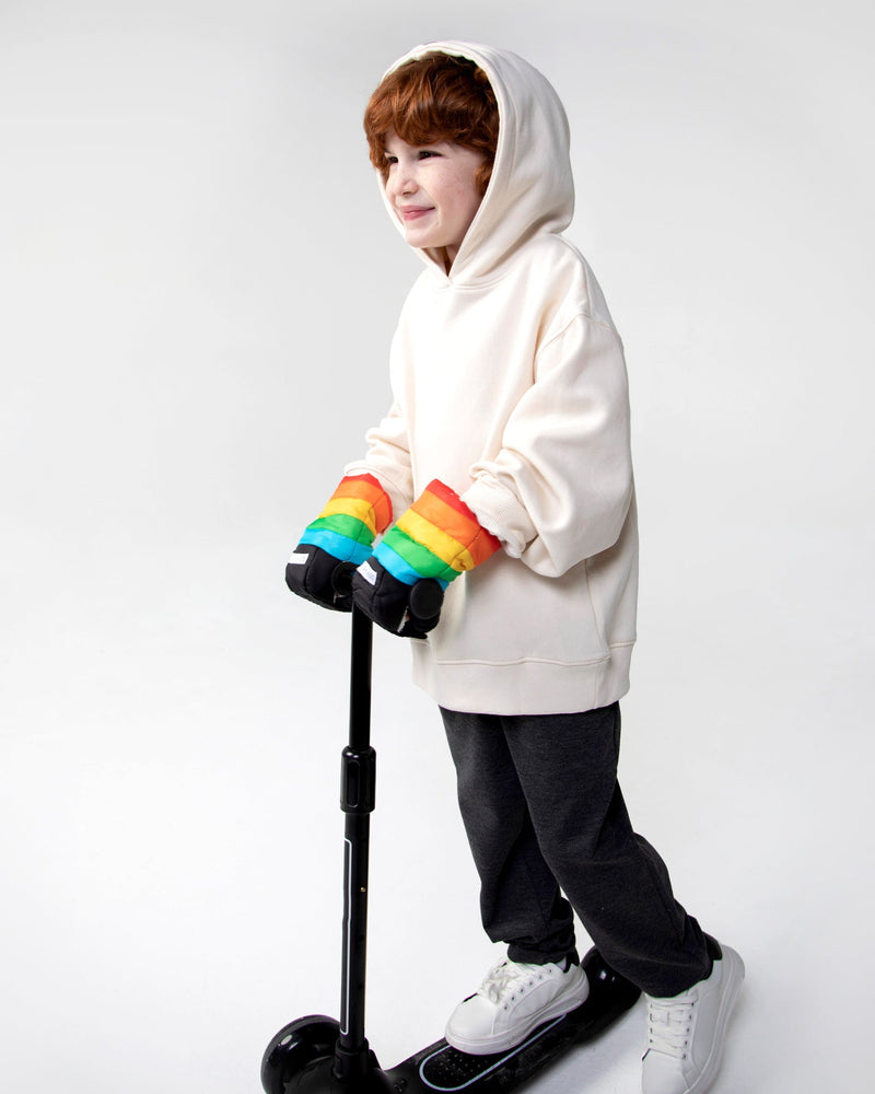 7AM - Kids Scooter Warmmuffs - Rainbow