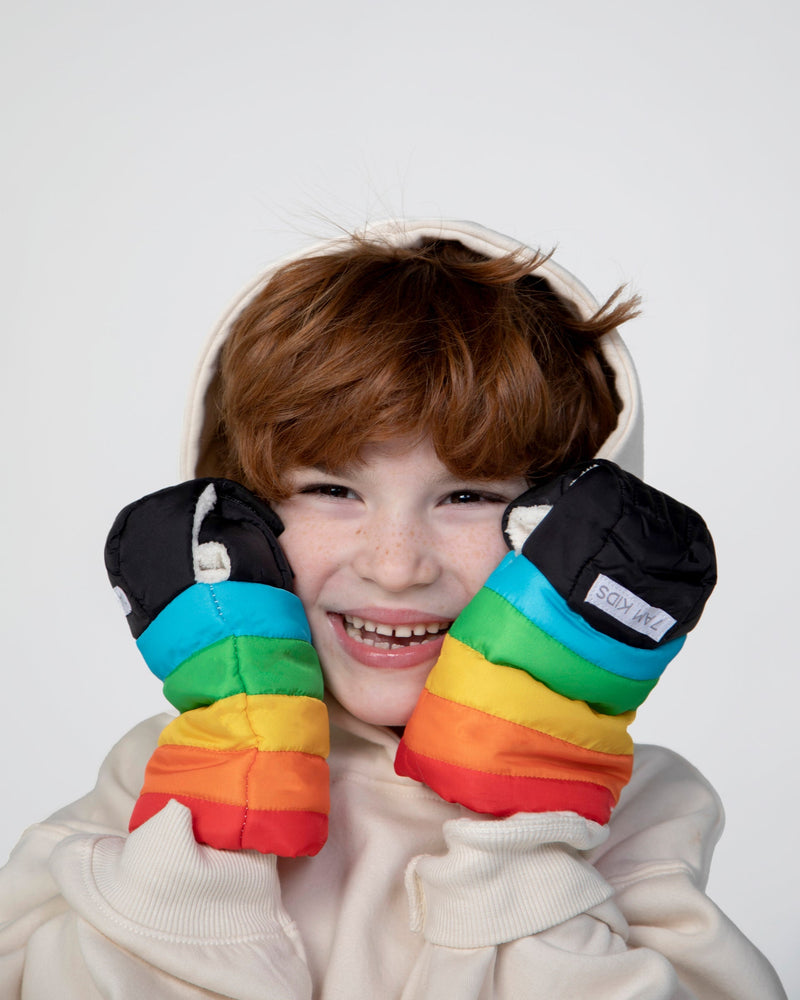 7AM - Kids Scooter Warmmuffs - Rainbow