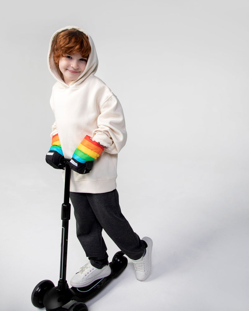 7AM - Kids Scooter Warmmuffs - Rainbow