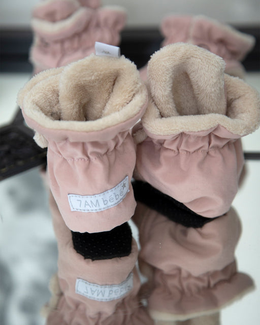 7AM - Baby Bootie Slippers - Airy Cameo 6 - 12M