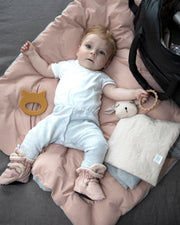 7AM - Baby Bootie Slippers - Airy Cameo 6 - 12M