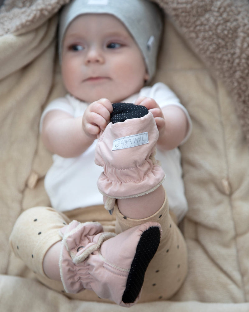 7AM - Baby Bootie Slippers - Airy Cameo 6 - 12M