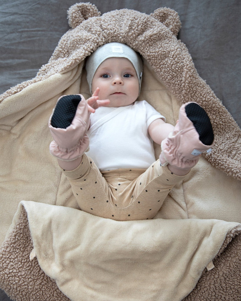7AM - Baby Bootie Slippers - Airy Cameo 6 - 12M