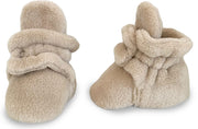 7AM - Baby Booties - Plush | Cozy Soft Booties for Infants and Toddlers Mother & Baby Sand 12 - 18M