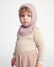 7AM - Balaclava Chunky | Kids Knit Balaclava Winter Hat Cold - Weather Warmth Mother & Baby Ash Rose