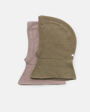 7AM - Balaclava Chunky | Kids Knit Balaclava Winter Hat Cold - Weather Warmth Mother & Baby Olive