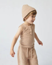 7AM - Beanies - set of 2 - Ash Rose, Ecru - 6M - 18M Mother & Baby