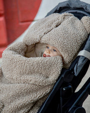 7AM - BebePOD | Baby Lounger & Sleep Pod for Infants, Portable Cozy Nest Mother & Baby Oatmeal
