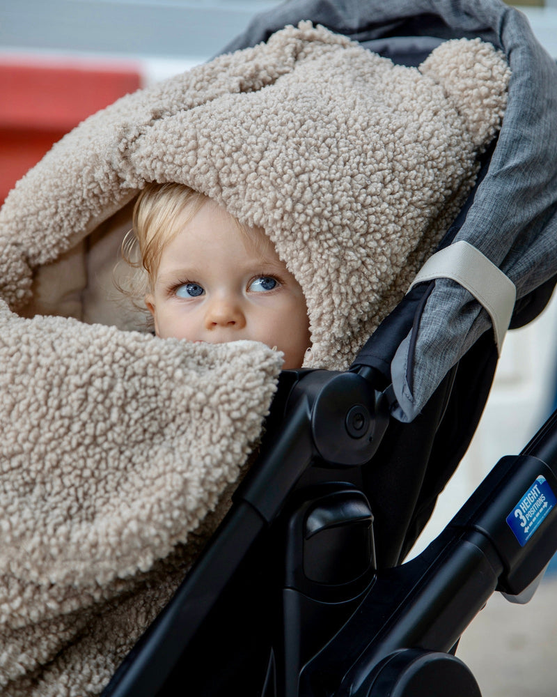 7AM - BebePOD | Baby Lounger & Sleep Pod for Infants, Portable Cozy Nest Mother & Baby Oatmeal