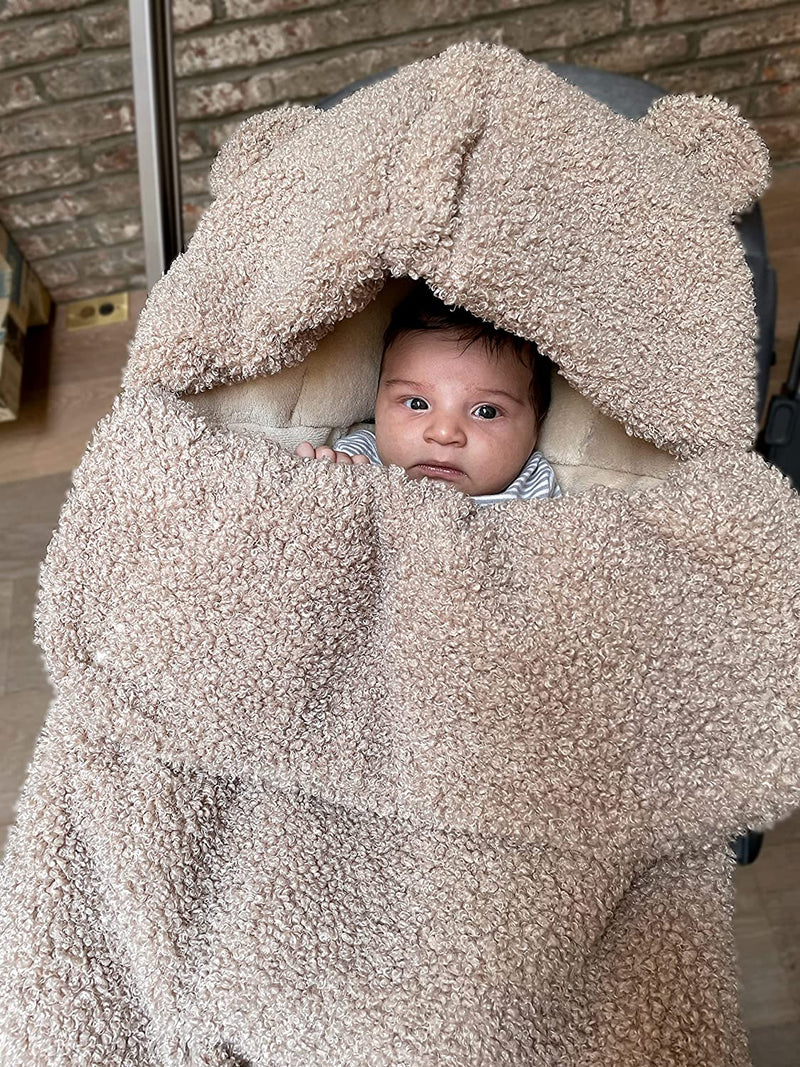 7AM - BebePOD | Baby Lounger & Sleep Pod for Infants, Portable Cozy Nest Mother & Baby Oatmeal