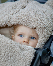 7AM - BebePOD | Baby Lounger & Sleep Pod for Infants, Portable Cozy Nest Mother & Baby Oatmeal