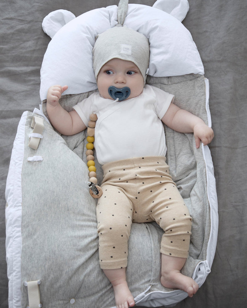 7AM - BebePOD | Baby Lounger & Sleep Pod for Infants, Portable Cozy Nest Mother & Baby Whisper White