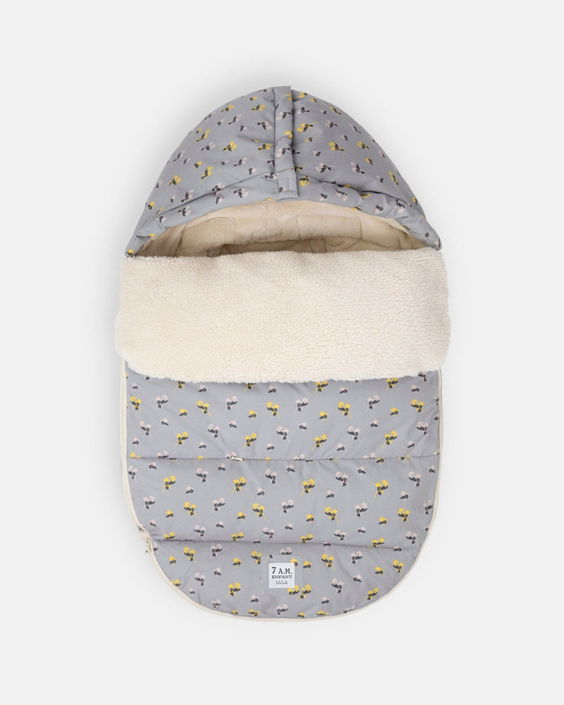 7AM - BenjiPOD - Prints Sherpa | Baby Sleep Pod for Infants and Toddlers Compatible with Strollers Mother & Baby 0 - 18M Autumn Blossom