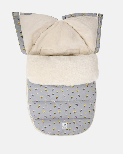 7AM - BenjiPOD - Prints Sherpa | Baby Sleep Pod for Infants and Toddlers Compatible with Strollers Mother & Baby 0 - 18M Autumn Blossom