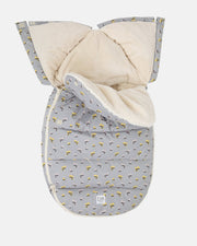 7AM - BenjiPOD - Prints Sherpa | Baby Sleep Pod for Infants and Toddlers Compatible with Strollers Mother & Baby 0 - 18M Autumn Blossom