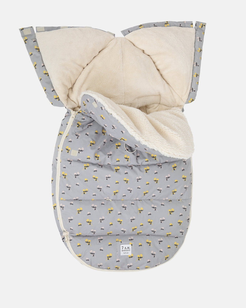 7AM - BenjiPOD - Prints Sherpa | Baby Sleep Pod for Infants and Toddlers Compatible with Strollers Mother & Baby 0 - 18M Autumn Blossom