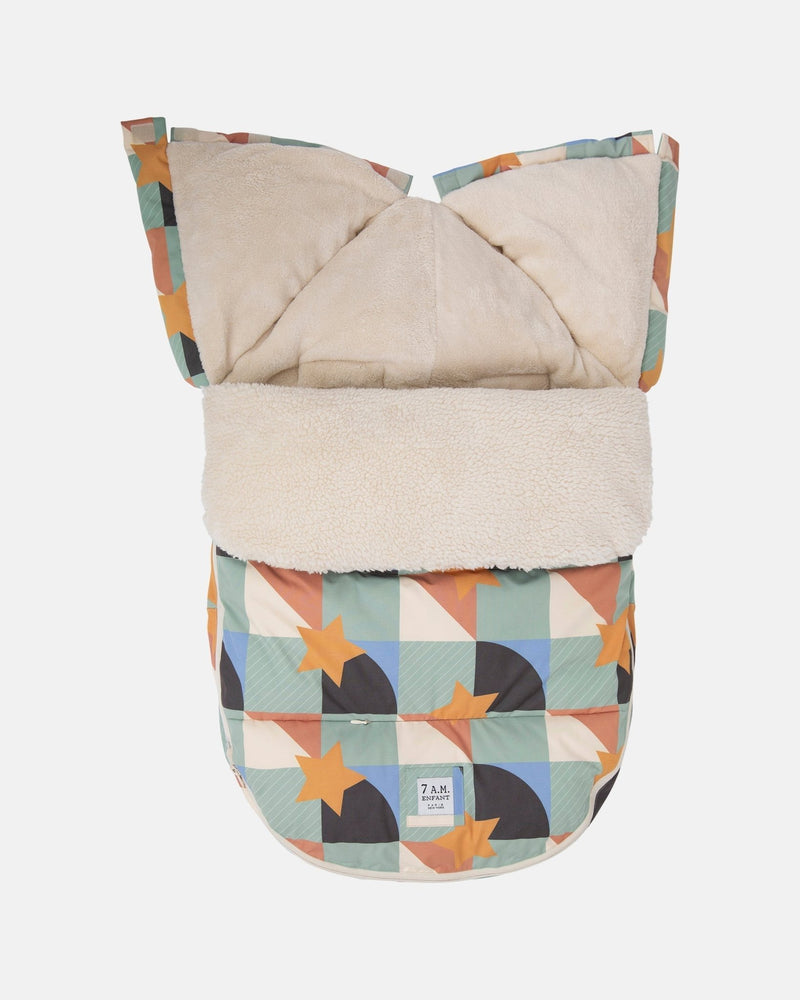 7AM - BenjiPOD - Prints Sherpa | Baby Sleep Pod for Infants and Toddlers Compatible with Strollers Mother & Baby 0 - 18M Copenhagen