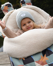 7AM - BenjiPOD - Prints Sherpa | Baby Sleep Pod for Infants and Toddlers Compatible with Strollers Mother & Baby 0 - 18M Copenhagen