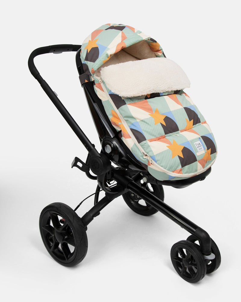 7AM - BenjiPOD - Prints Sherpa | Baby Sleep Pod for Infants and Toddlers Compatible with Strollers Mother & Baby 0 - 18M Copenhagen