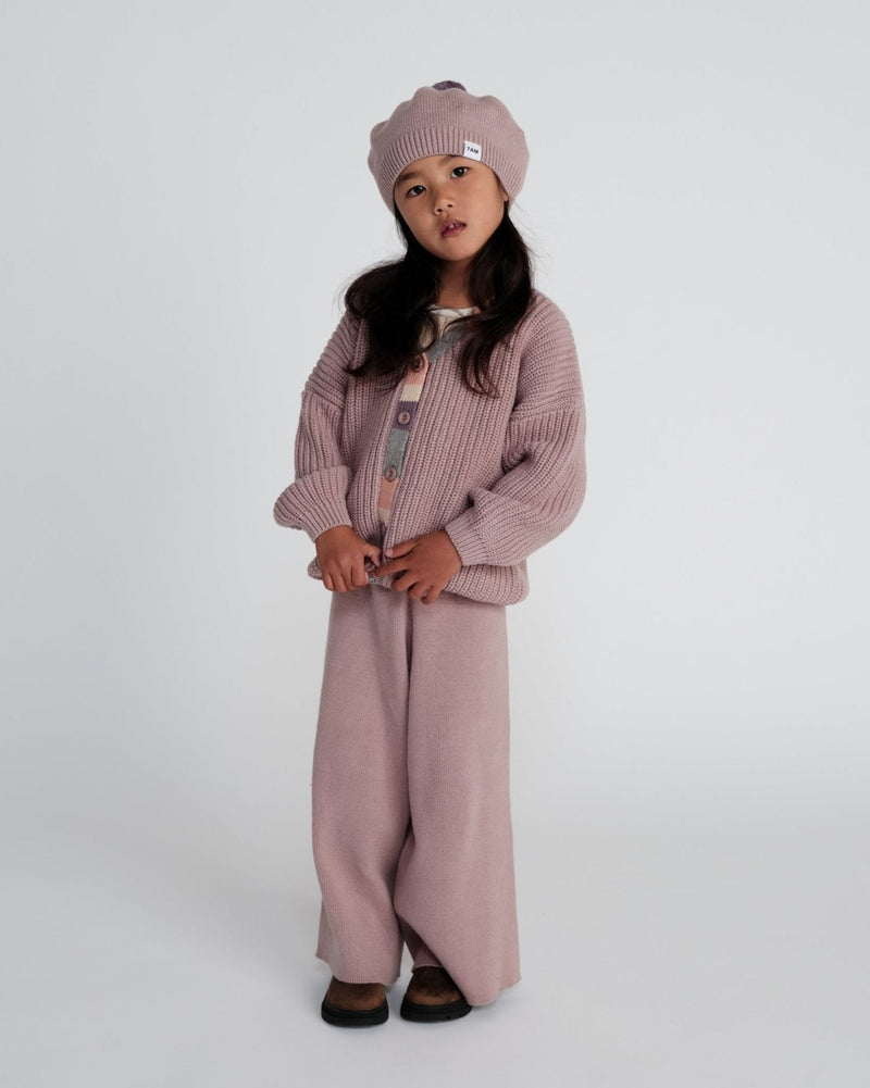 7AM - Beret Chunky | Kids Chunky Knit Beret Hat for Babies and Children Apparel & Accessories Ash Rose 1 - 3T