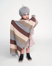 7AM - Beret Chunky | Kids Chunky Knit Beret Hat for Babies and Children Apparel & Accessories Grey 1 - 3T