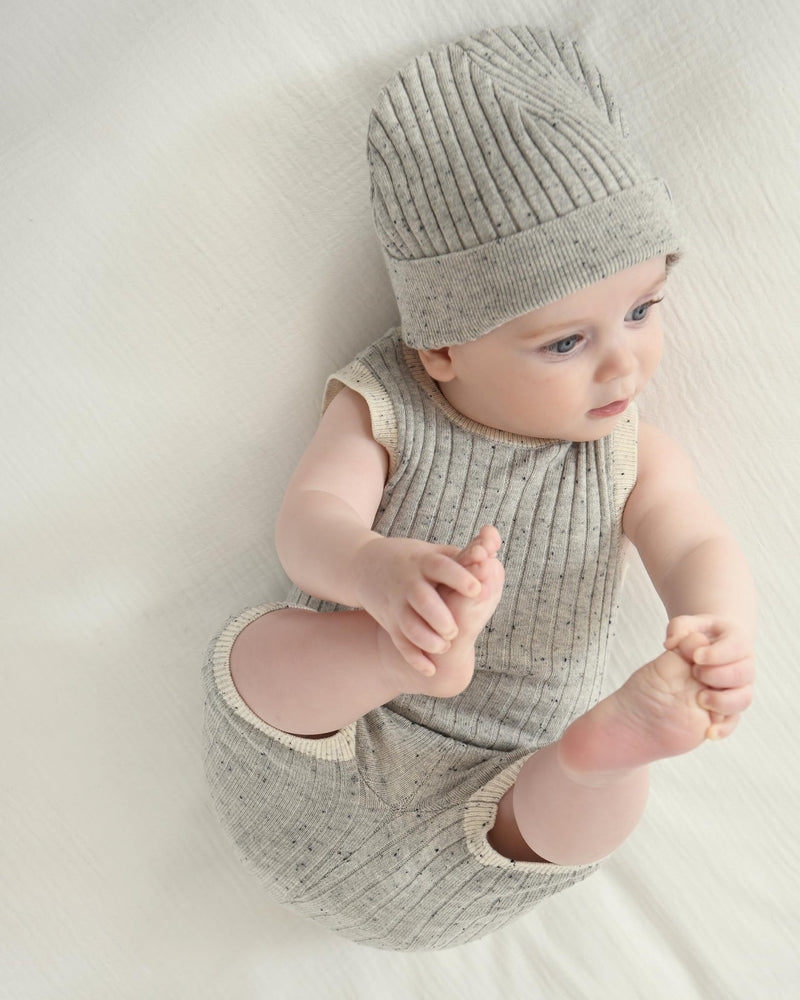 7AM - Biker Shorts - Hug Me Mother & Baby Heather Grey 0 - 3M