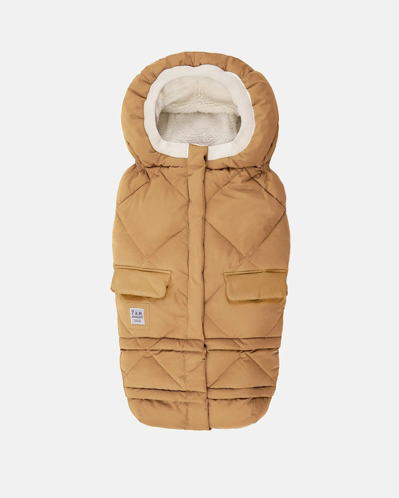 7AM - Blanket 212 evolution - Benji Sherpa - One Size 6M - 4T Mother & Baby Cognac