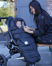 7AM - Blanket 212 Evolution - One Size 6M - 4T Mother & Baby Metallic Charcoal