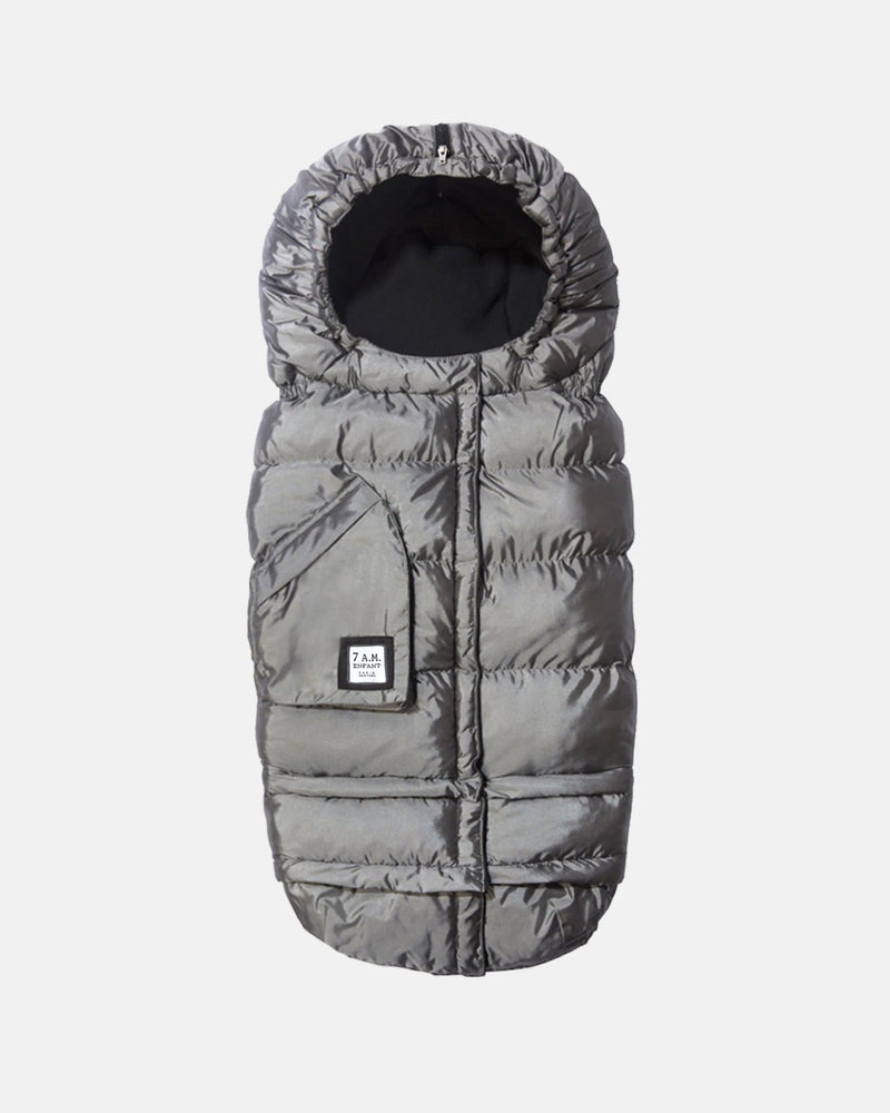 7AM - Blanket 212 Evolution - One Size 6M - 4T Mother & Baby Metallic Grey