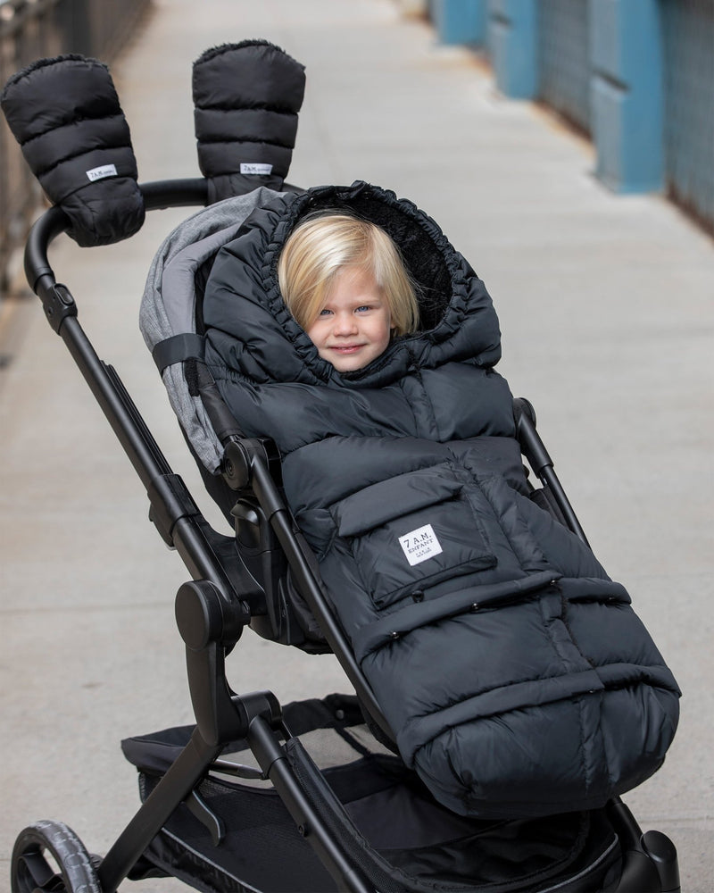 7AM - Blanket 212 evolution - Plush - One Size 6M - 4T Mother & Baby Navy