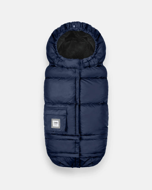 7AM - Blanket 212 evolution - Plush - One Size 6M - 4T Mother & Baby Navy