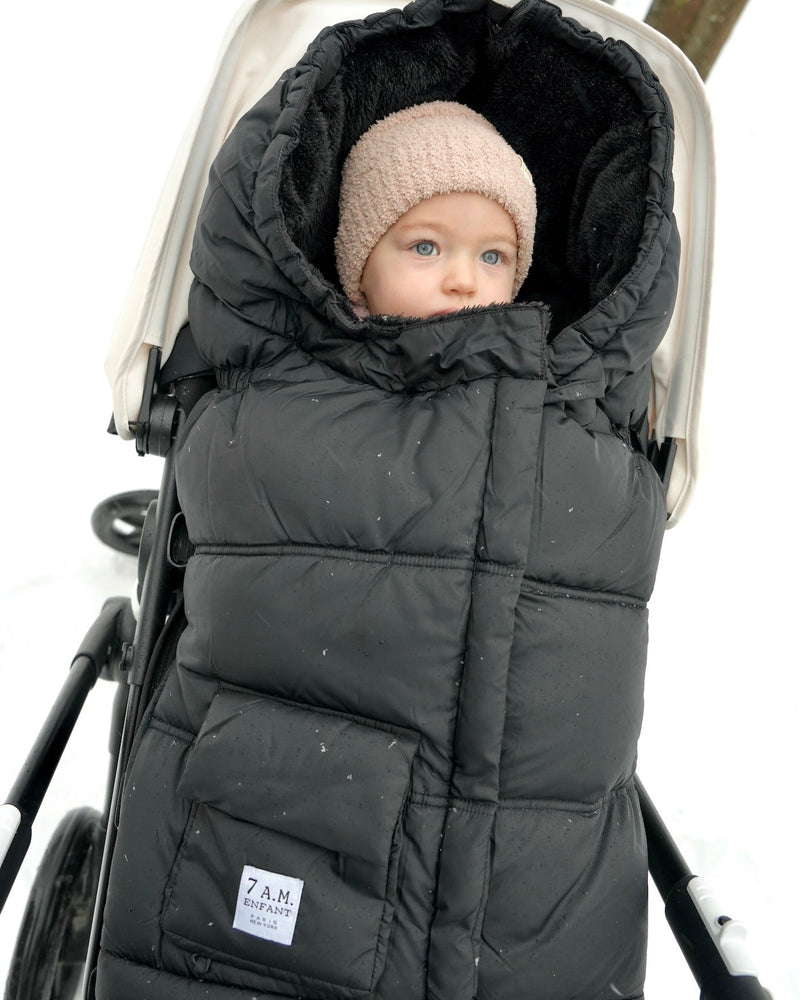 7AM - Blanket 212 evolution - Plush - One Size 6M - 4T Mother & Baby Navy