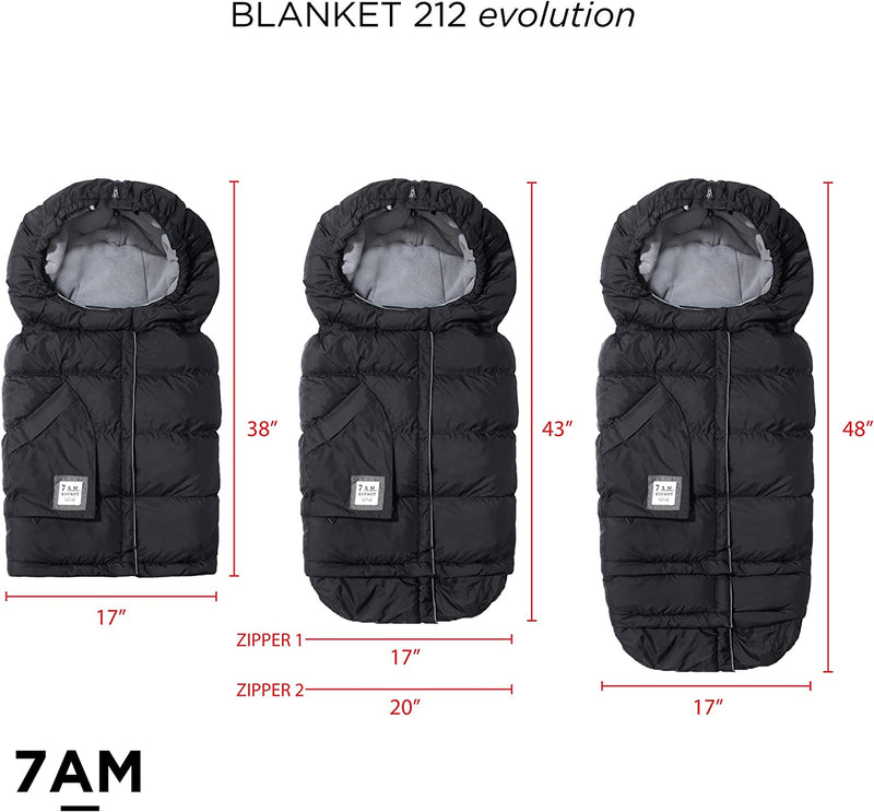 7AM - Blanket 212 evolution - Polar Mother & Baby Black Polar