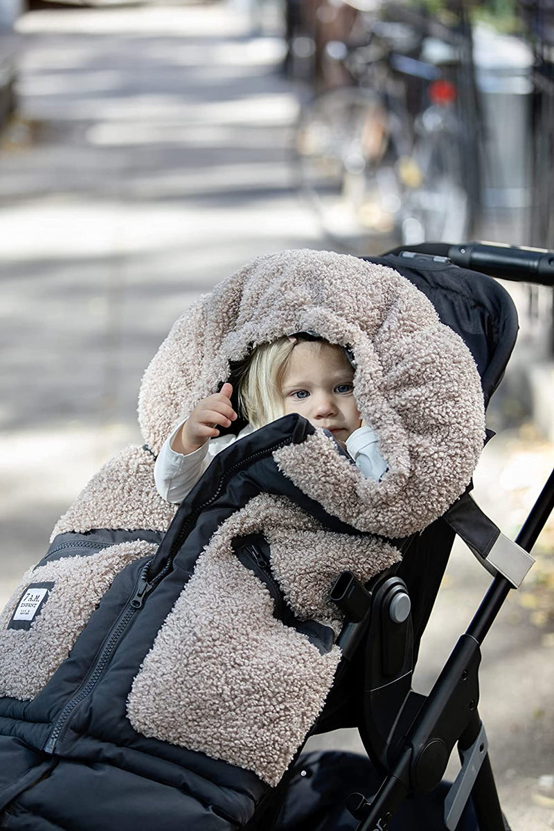 7AM - Blanket 212 evolution - Teddy Appliqué - One Size 6M - 4T - OatmealSmokey Mother & Baby