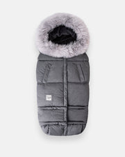 7AM - Blanket 212 Evolution Tundra Mother & Baby Heather Grey Dark Faux Fur