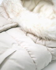 7AM - Blanket 212 Evolution Tundra Mother & Baby White Fur & Beige Heather