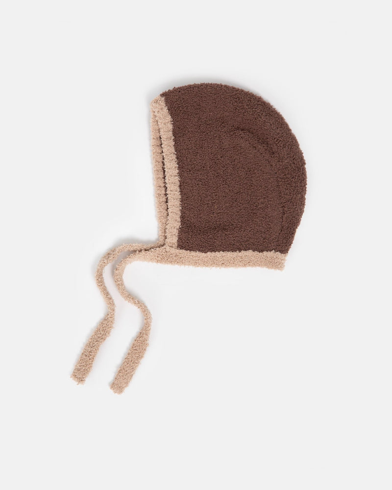 7AM - Bonnet - Fuzzy | Cozy Insulated Baby Bonnet for Stroller & Car Seat Mother & Baby Choco